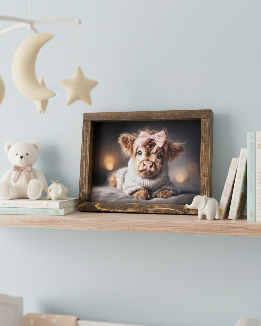 Little Bow Belle Canvas Print