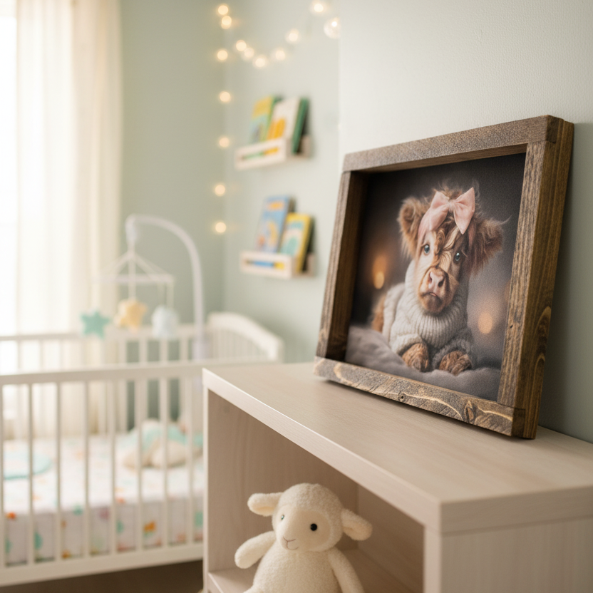 Little Bow Belle Canvas Print