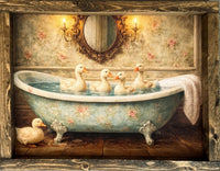 The Gentle Bath Canvas Print Exclusive