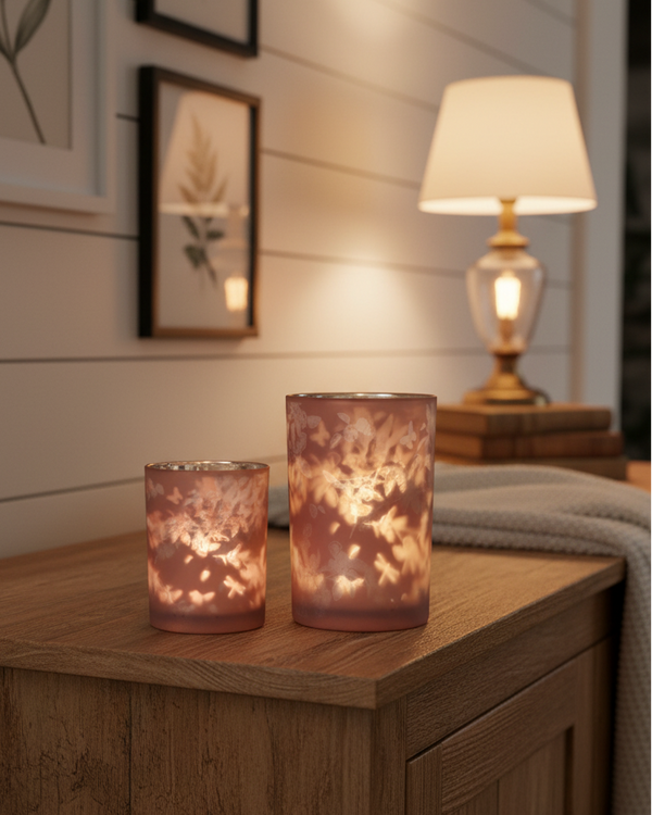 LED Flame Candle White Glow