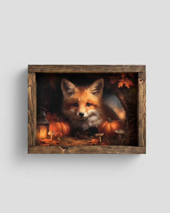 Little Fox Hollow Canvas Print Exclusive