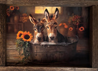 Soft Ears and Suds Canvas Print