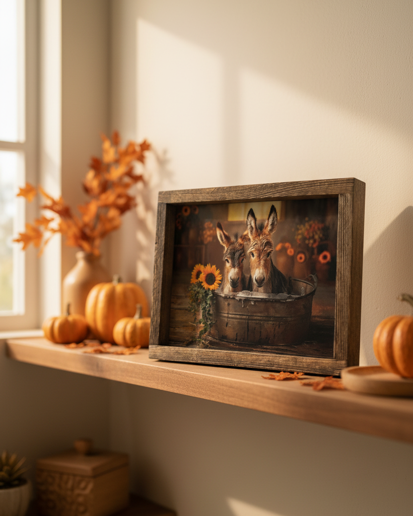 Soft Ears and Suds Canvas Print