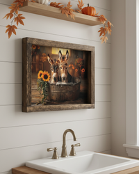 Soft Ears and Suds Canvas Print
