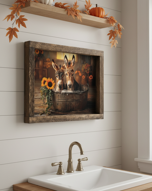 Soft Ears and Suds Canvas Print