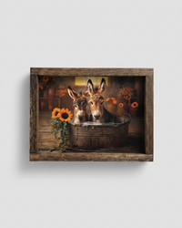 Soft Ears and Suds Canvas Print