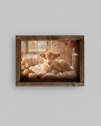 Autumn Calf Canvas Print Exclusive