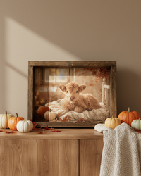 Autumn Calf Canvas Print Exclusive