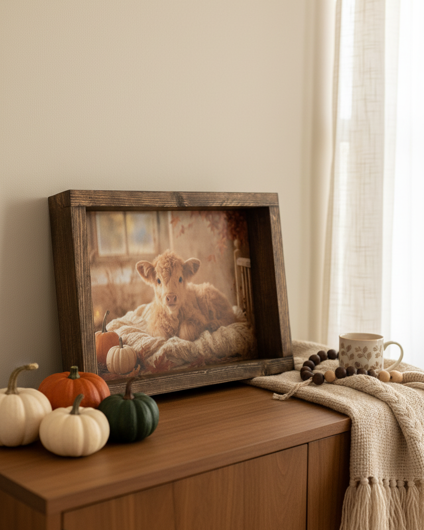 Autumn Calf Canvas Print Exclusive