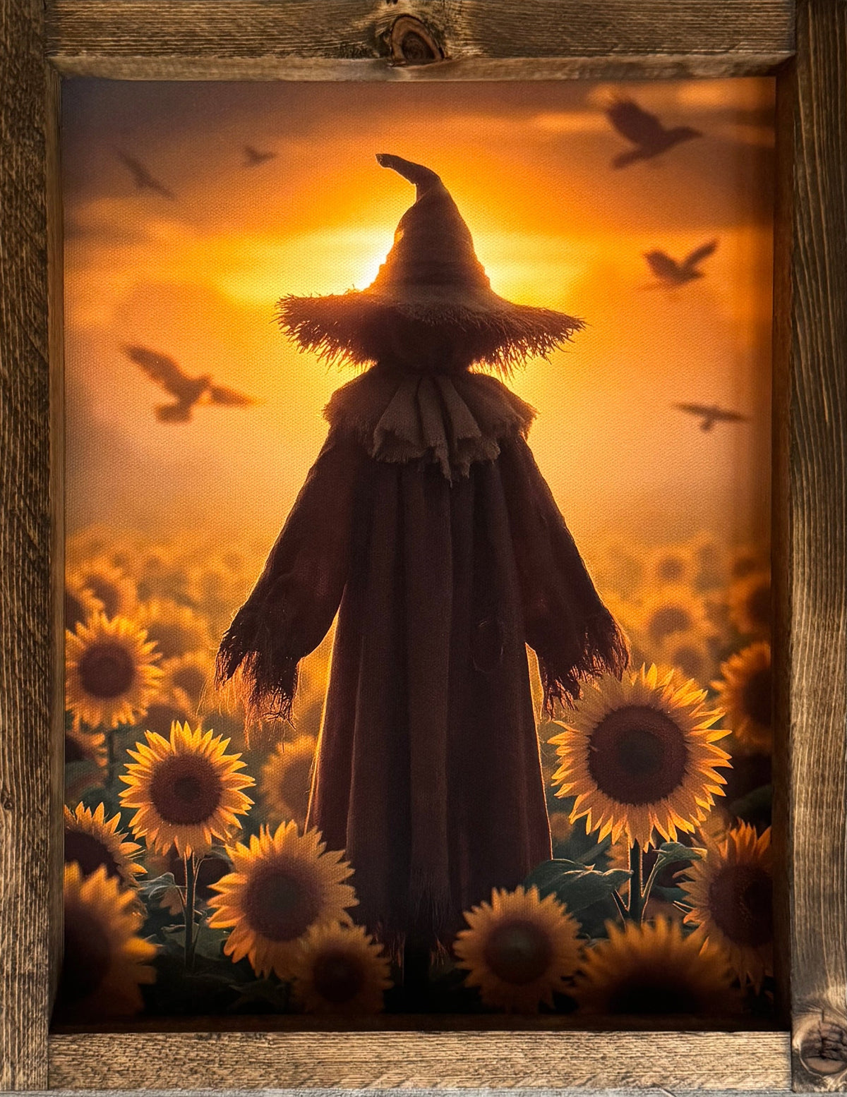 Guardian Of The Sunflowers Canvas Print Exclusive