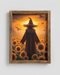 Guardian Of The Sunflowers Canvas Print Exclusive