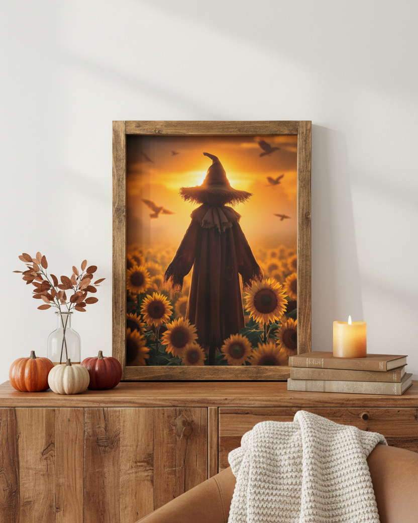 Guardian of the Sunflowers Canvas Print Exclusive