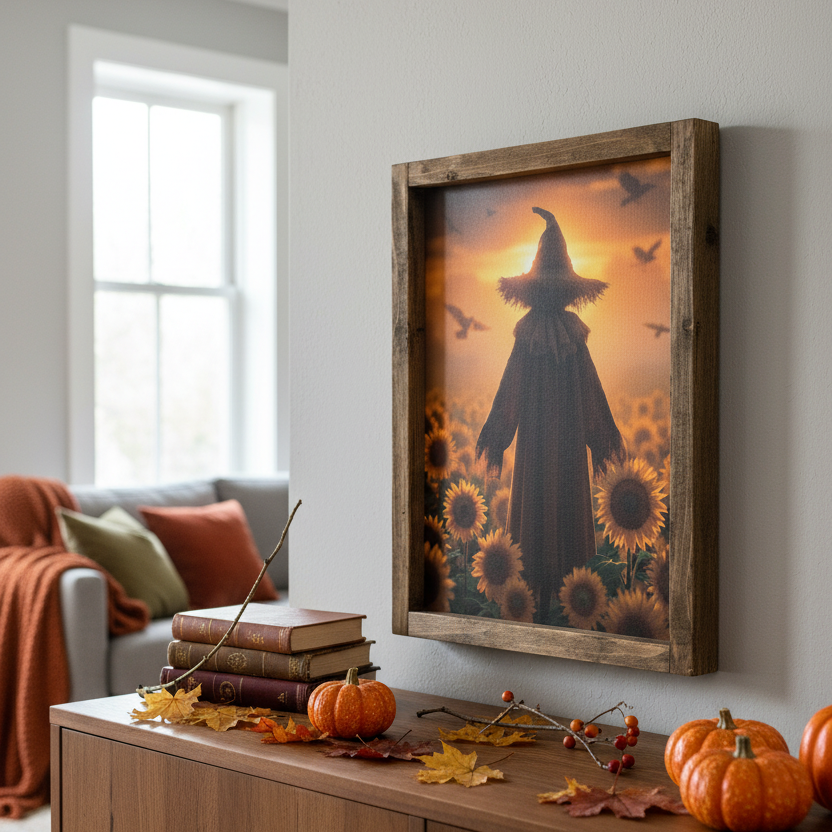 Guardian of the Sunflowers Canvas Print Exclusive