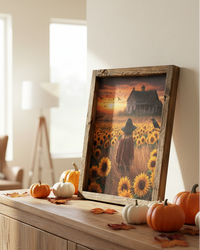 Crows at Sundown Canvas Print Exclusive
