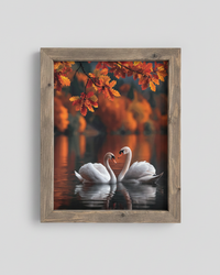 Autumn Swan Song Canvas Print Exclusive