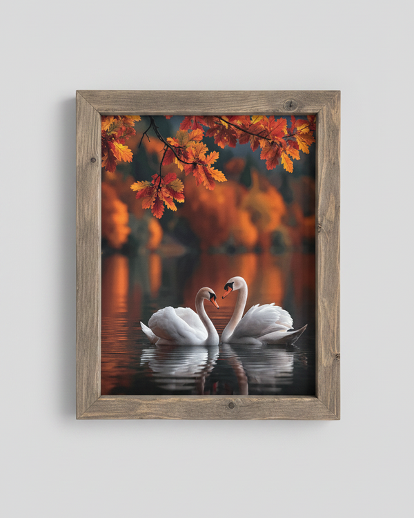 Autumn Swan Song Canvas Print Exclusive