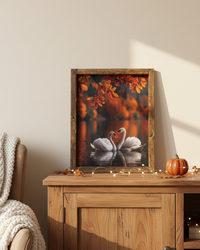 Autumn Swan Song Canvas Print Exclusive