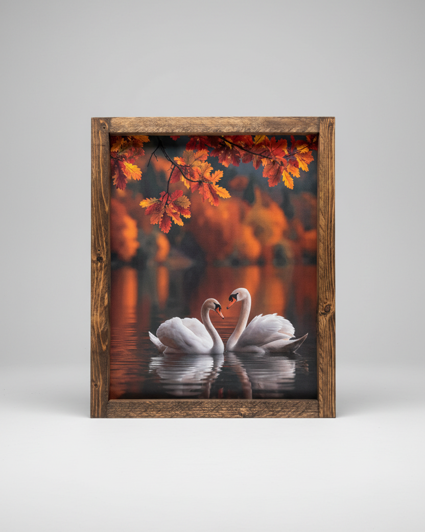 Autumn Swan Song Canvas Print Exclusive