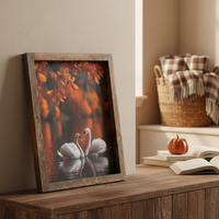 Autumn Swan Song Canvas Print Exclusive