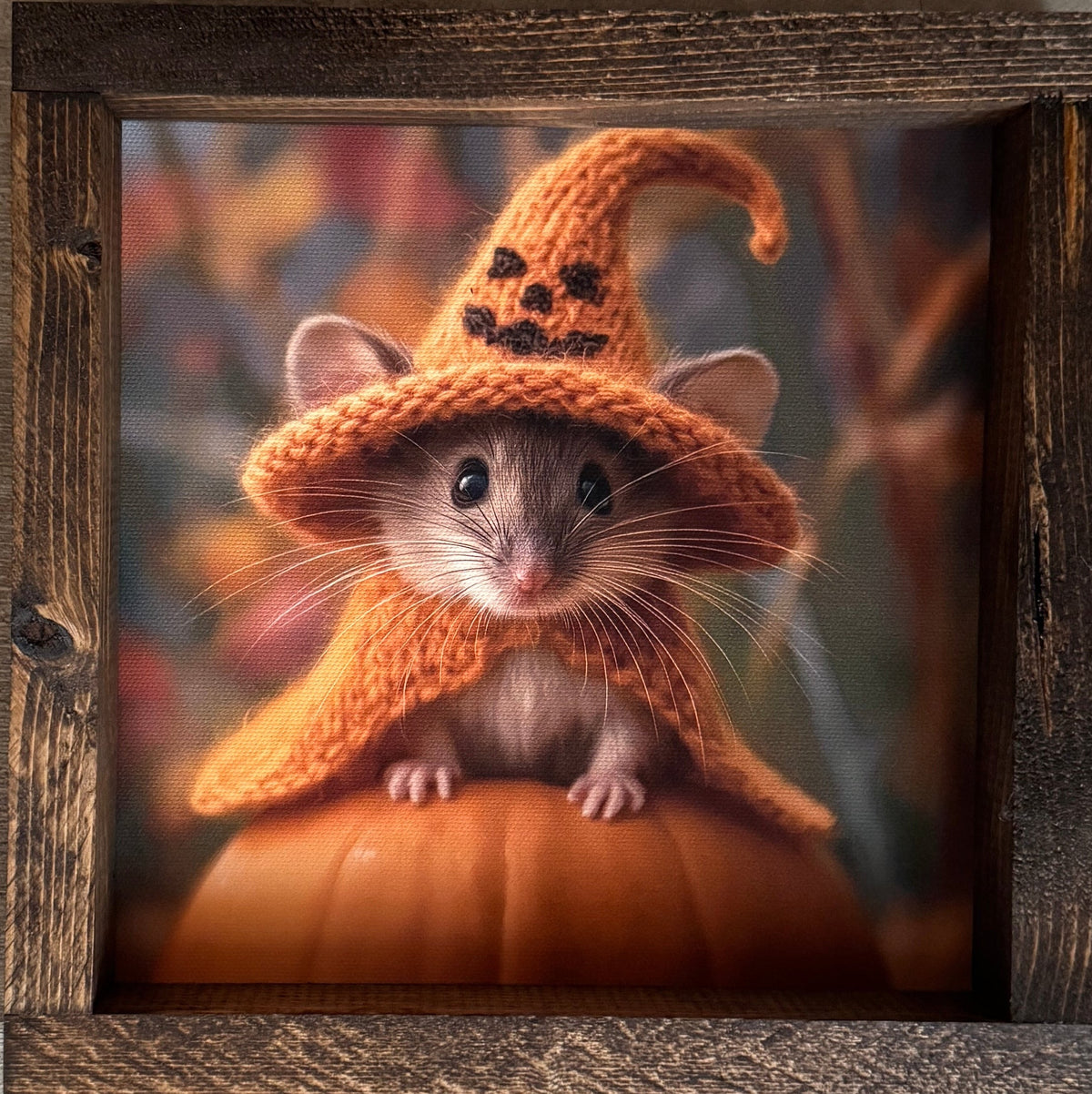 Little Harvest Mouse Canvas Print Exclusive