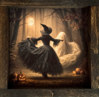 Moonlit Witch Waltz Canvas Print Exclusive