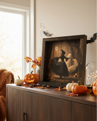 Moonlit Witch Waltz Canvas Print Exclusive