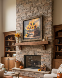 Golden Bookends Canvas Print
