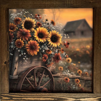 Rustic Fall Bouquet Canvas Print