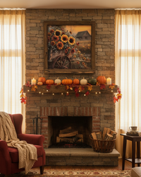 Rustic Fall Bouquet Canvas Print