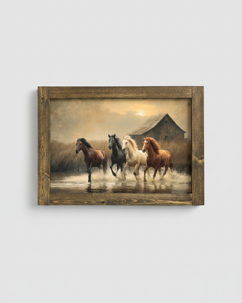Bareback Hollow Run Canvas Print