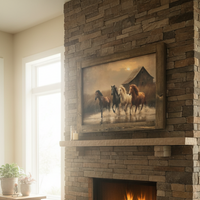 Bareback Hollow Run Canvas Print