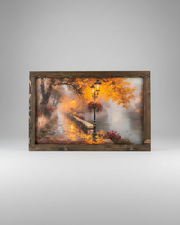A Walk Through Autumn Canvas Print Exclusive
