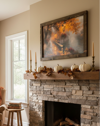 A Walk Through Autumn Canvas Print Exclusive