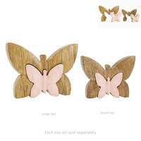 Layered Butterfly Wood Block Set