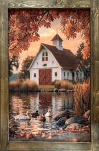 Ducks At Harvest Lake Canvas Print Exclusive