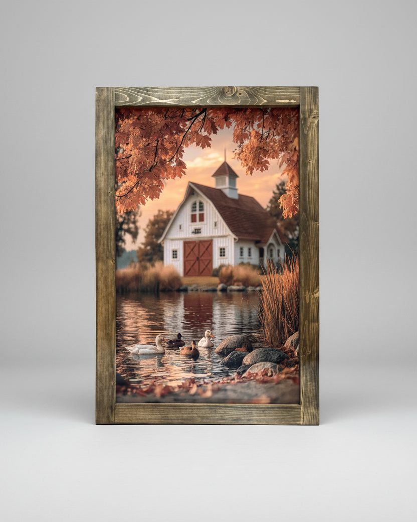 Ducks At Harvest Lake Canvas Print Exclusive