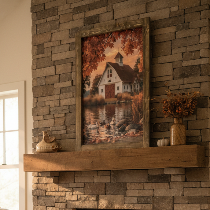 Ducks At Harvest Lake Canvas Print Exclusive
