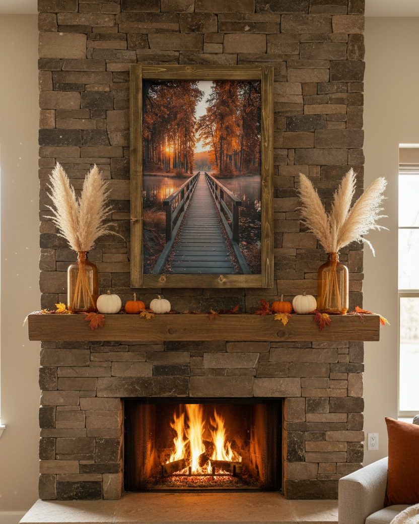 Autumn Crossing Canvas Print Exclusive