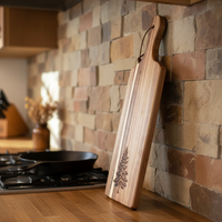 Wood Charcuterie Board Spruce Tree Narrow
