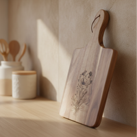 Wood Charcuterie Board Wildflower Wide
