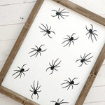 Spider Wood Sign