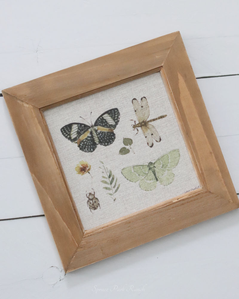 Canvas Insect Wall Sign