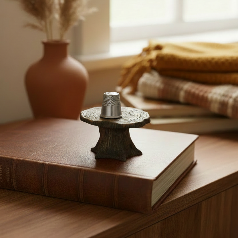 Rustic Mini Resin Tree Stump