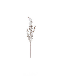 Flocked Twig and Mini Pinecone Stem 31.5"