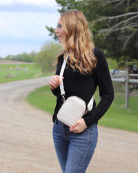 Kedzie Vegan Solstice Convertible Bag Cream