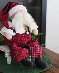 Kringle Sitting Whimsy Santa Clause