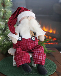 Kringle Sitting Whimsy Santa Clause