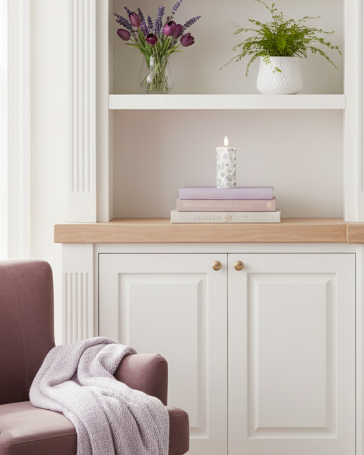 Violet LED Votive Candle