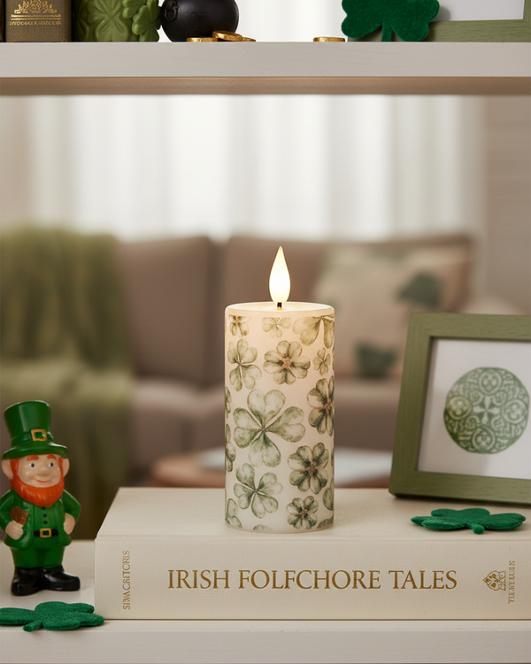 Shamrock LED Votive Candle