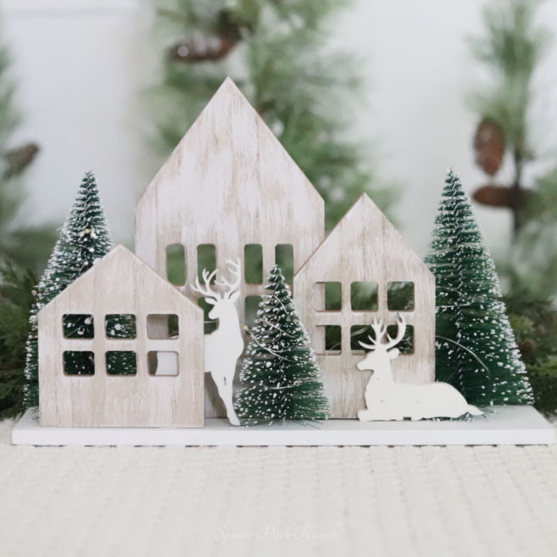 Christmas LED Deco-House